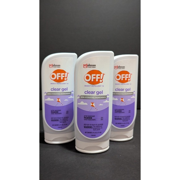 3pk Off Clear Gel Insect Repellent - Picture 1 of 2